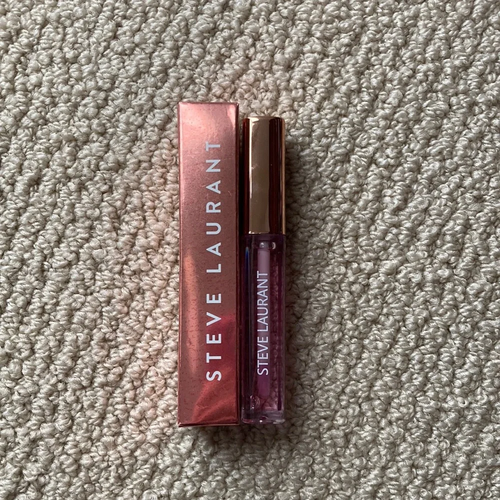 NEW Steve Laurant Lip Oil Gloss Orchid Pink Purple Balm NIB